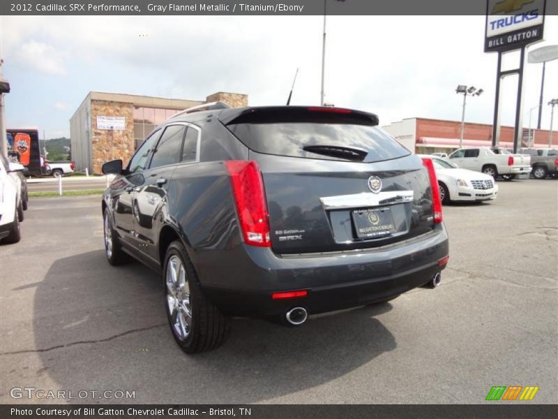 Gray Flannel Metallic / Titanium/Ebony 2012 Cadillac SRX Performance