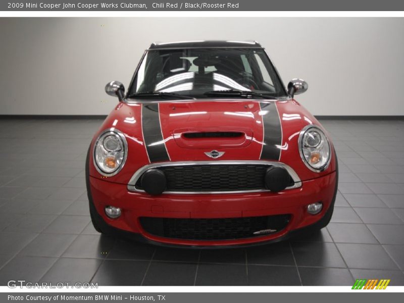 Chili Red / Black/Rooster Red 2009 Mini Cooper John Cooper Works Clubman