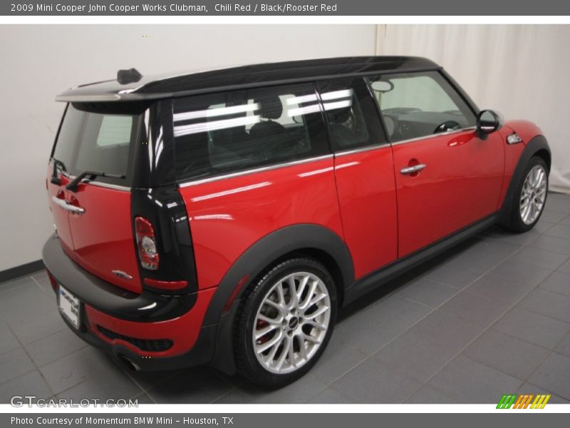 Chili Red / Black/Rooster Red 2009 Mini Cooper John Cooper Works Clubman