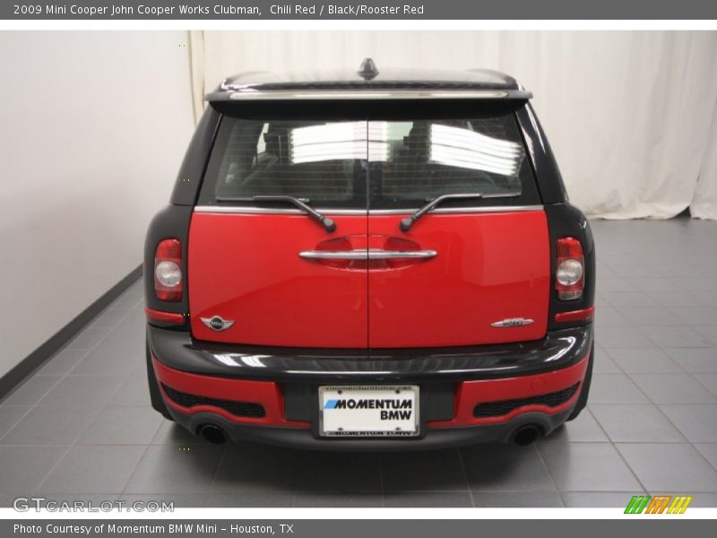 Chili Red / Black/Rooster Red 2009 Mini Cooper John Cooper Works Clubman