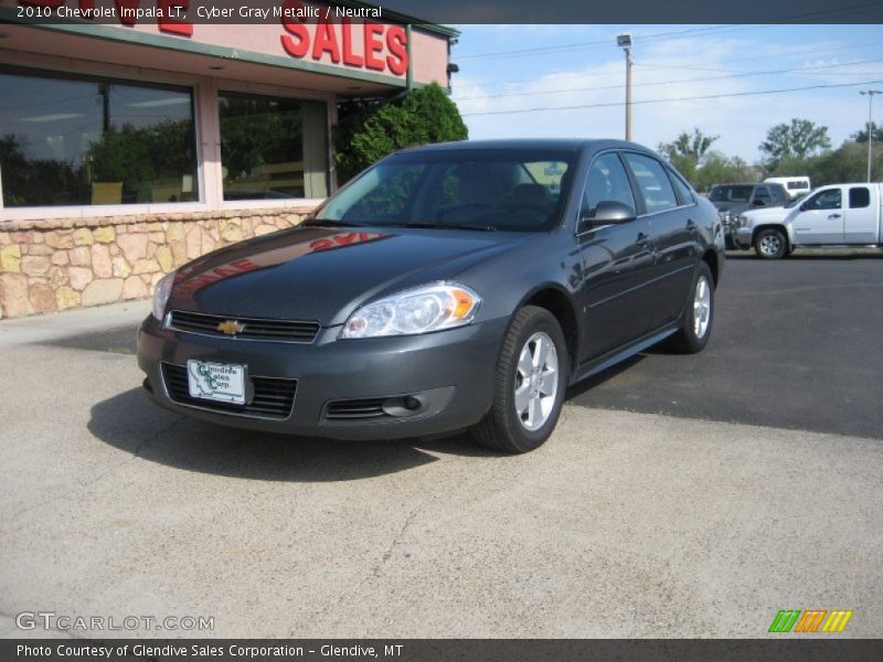 Cyber Gray Metallic / Neutral 2010 Chevrolet Impala LT