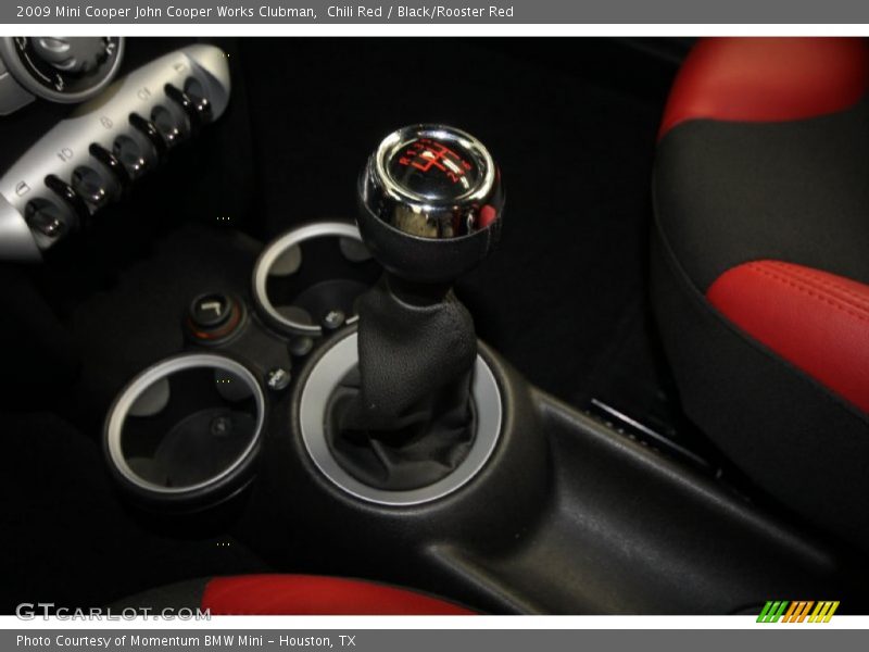Chili Red / Black/Rooster Red 2009 Mini Cooper John Cooper Works Clubman