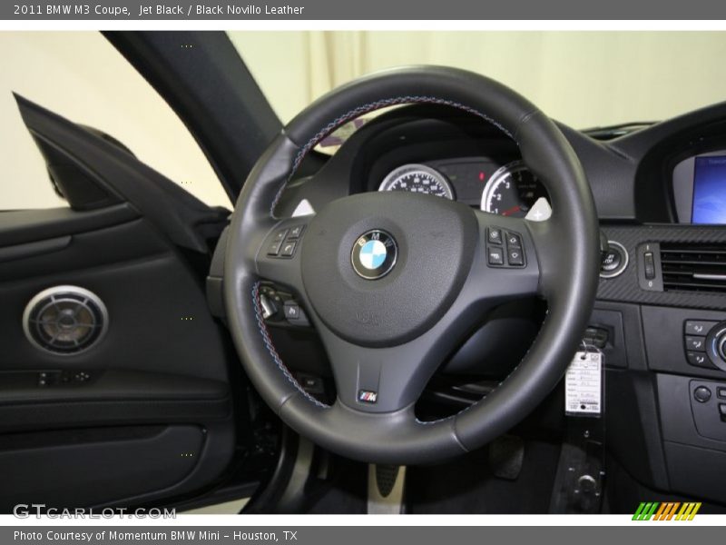 Jet Black / Black Novillo Leather 2011 BMW M3 Coupe