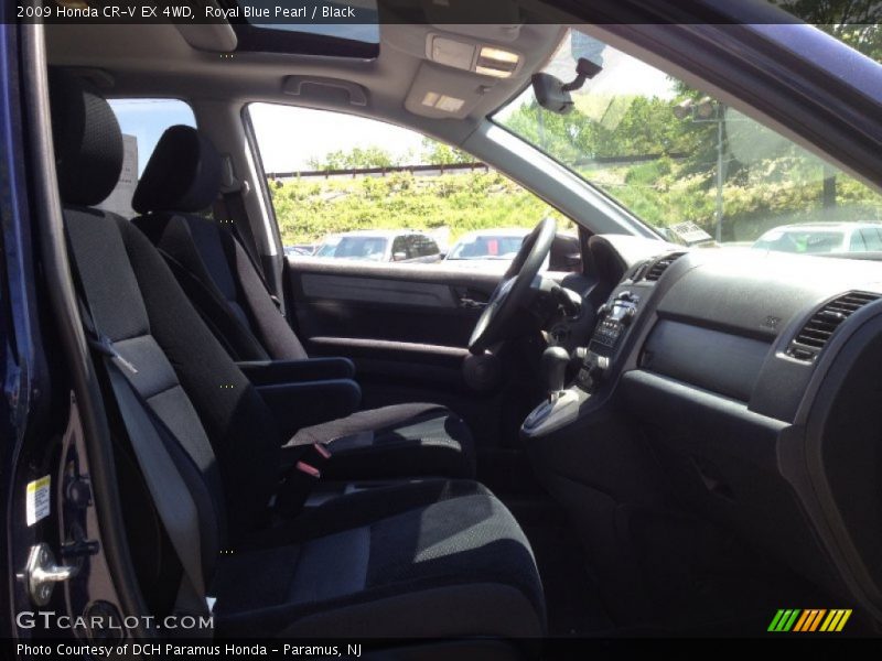 Royal Blue Pearl / Black 2009 Honda CR-V EX 4WD