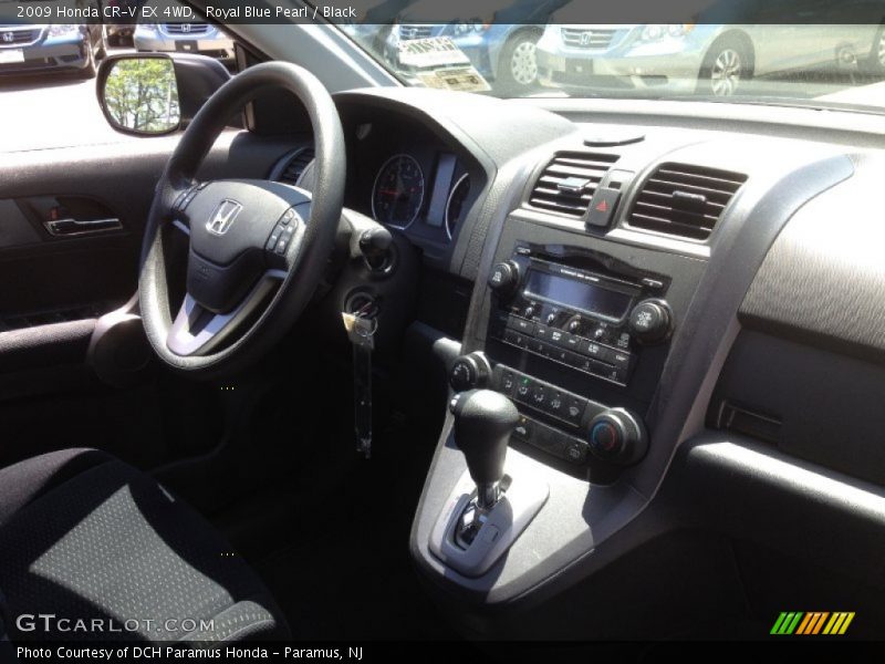 Royal Blue Pearl / Black 2009 Honda CR-V EX 4WD