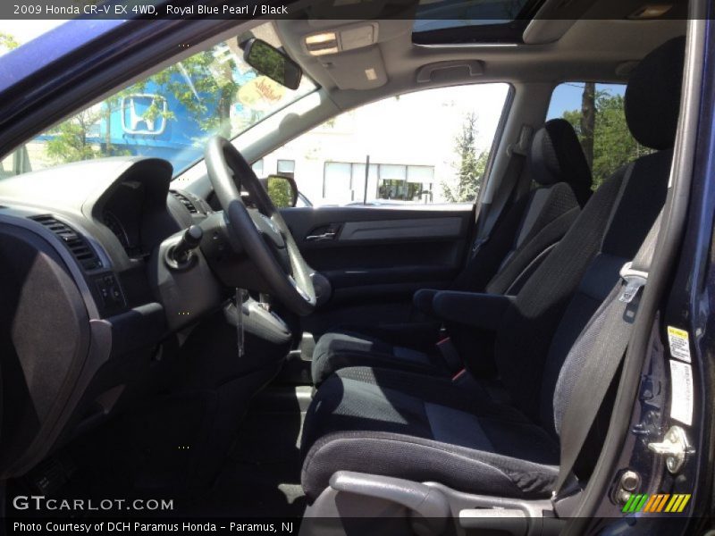 Royal Blue Pearl / Black 2009 Honda CR-V EX 4WD