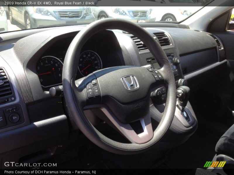 Royal Blue Pearl / Black 2009 Honda CR-V EX 4WD