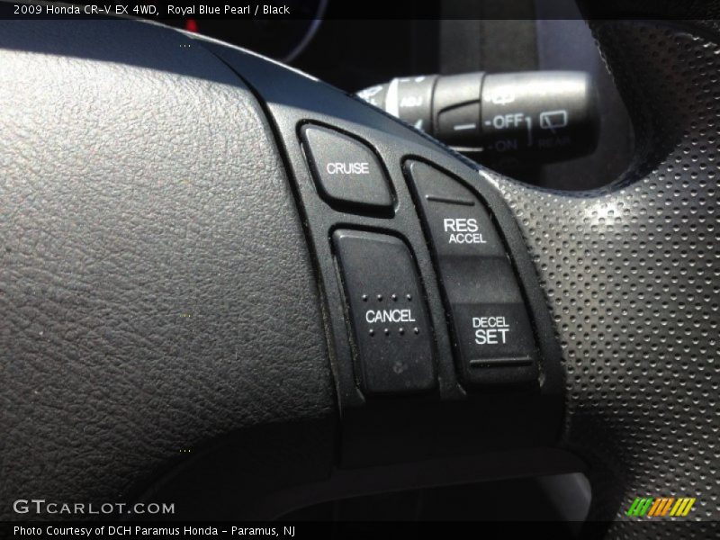 Royal Blue Pearl / Black 2009 Honda CR-V EX 4WD