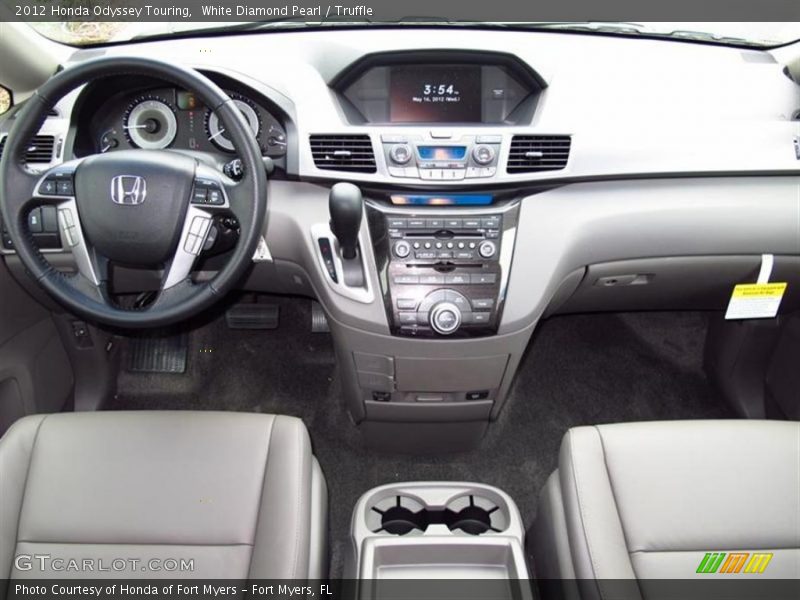 White Diamond Pearl / Truffle 2012 Honda Odyssey Touring