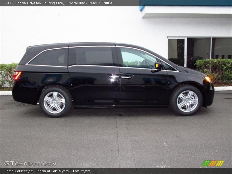 Crystal Black Pearl / Truffle 2012 Honda Odyssey Touring Elite