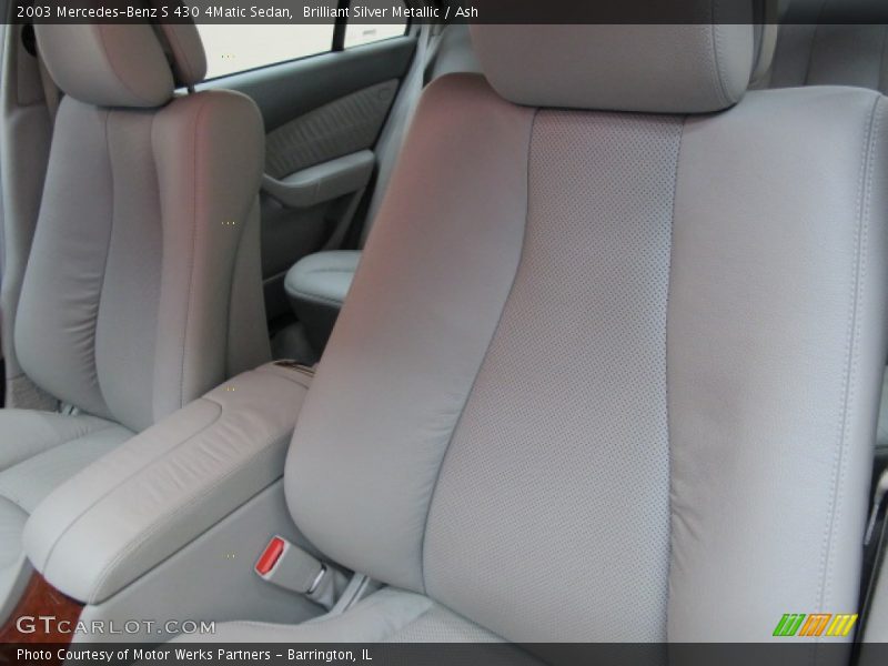 Brilliant Silver Metallic / Ash 2003 Mercedes-Benz S 430 4Matic Sedan