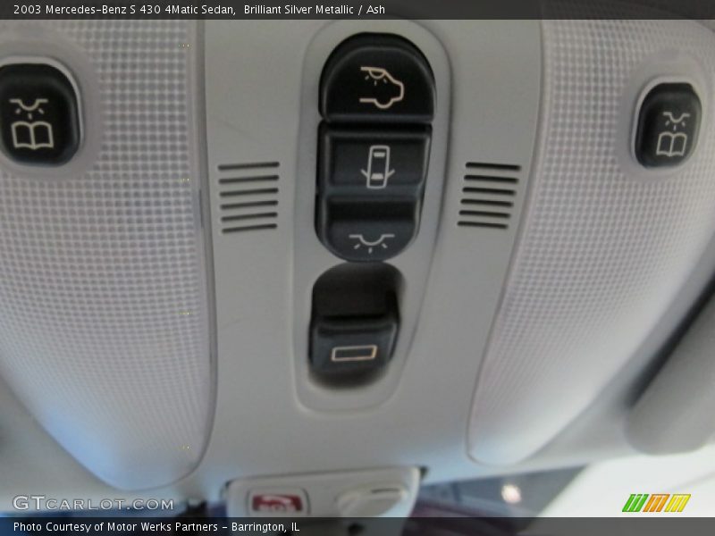 Brilliant Silver Metallic / Ash 2003 Mercedes-Benz S 430 4Matic Sedan