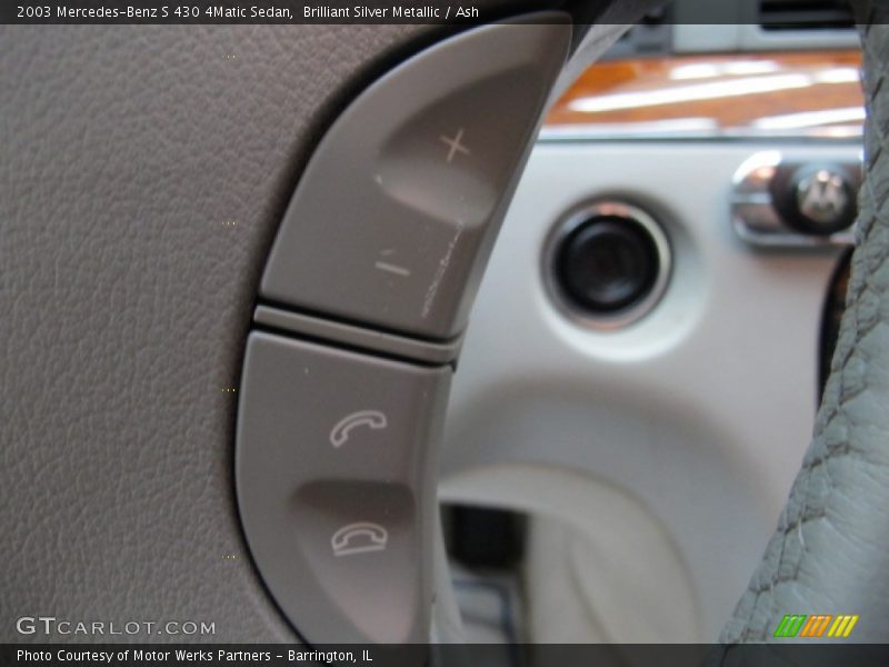 Brilliant Silver Metallic / Ash 2003 Mercedes-Benz S 430 4Matic Sedan