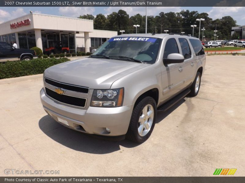 Silver Birch Metallic / Light Titanium/Dark Titanium 2007 Chevrolet Suburban 1500 LTZ