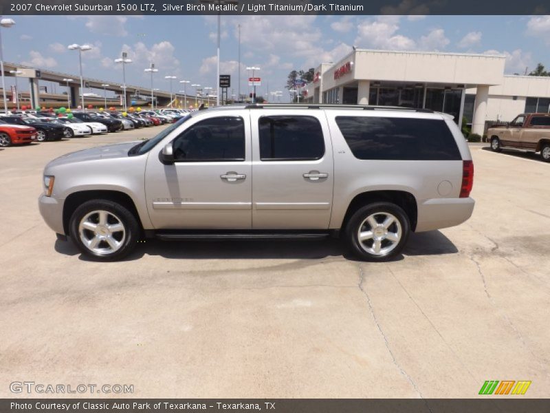 Silver Birch Metallic / Light Titanium/Dark Titanium 2007 Chevrolet Suburban 1500 LTZ