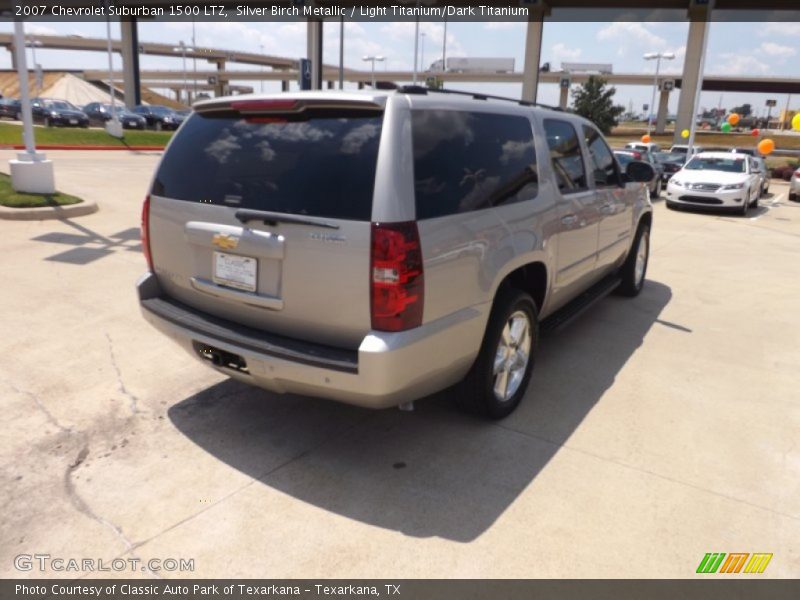 Silver Birch Metallic / Light Titanium/Dark Titanium 2007 Chevrolet Suburban 1500 LTZ