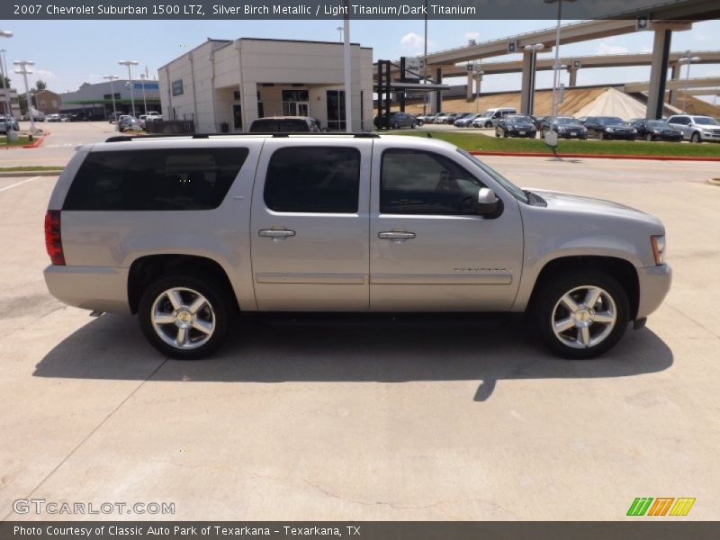 Silver Birch Metallic / Light Titanium/Dark Titanium 2007 Chevrolet Suburban 1500 LTZ