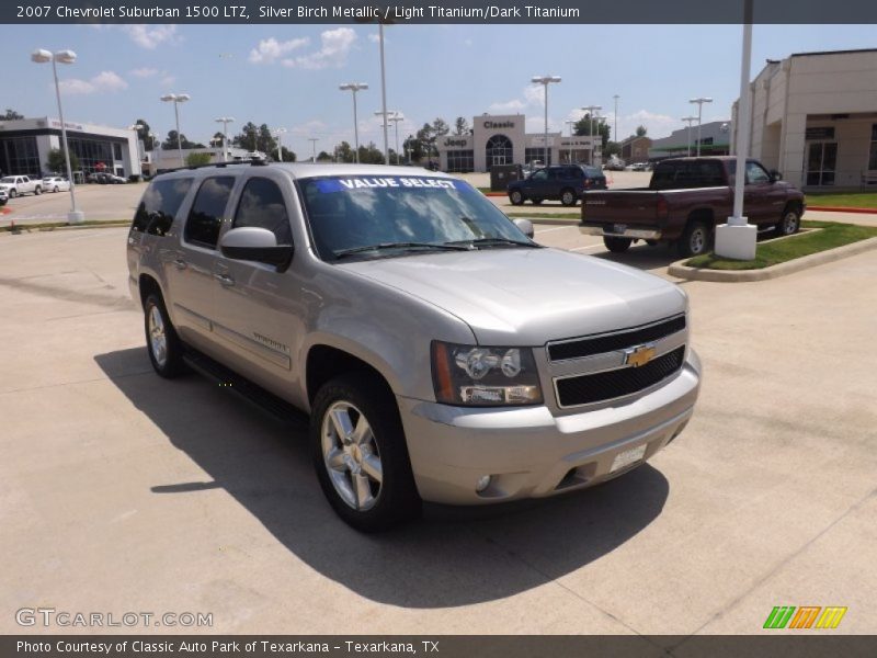 Silver Birch Metallic / Light Titanium/Dark Titanium 2007 Chevrolet Suburban 1500 LTZ