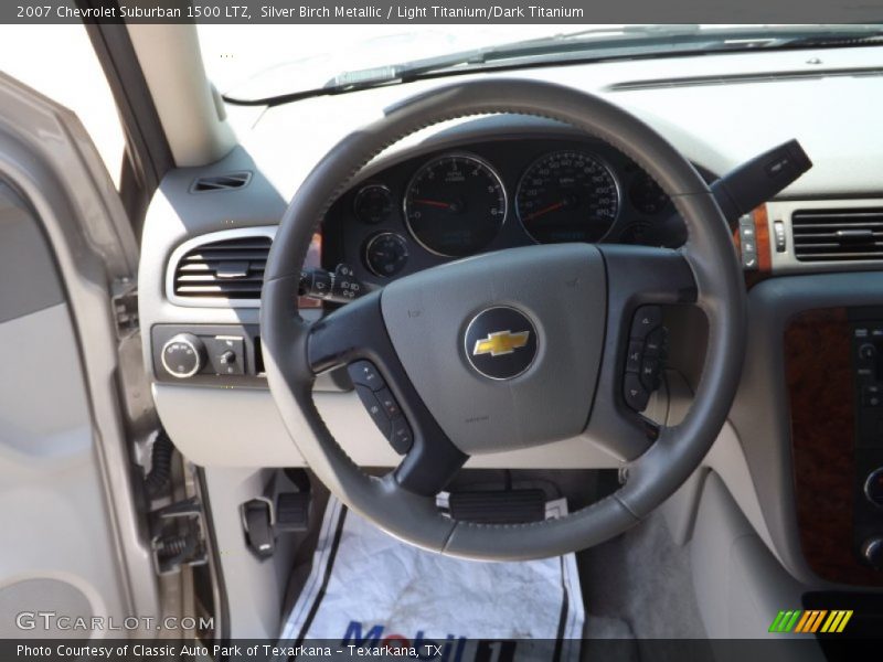 Silver Birch Metallic / Light Titanium/Dark Titanium 2007 Chevrolet Suburban 1500 LTZ