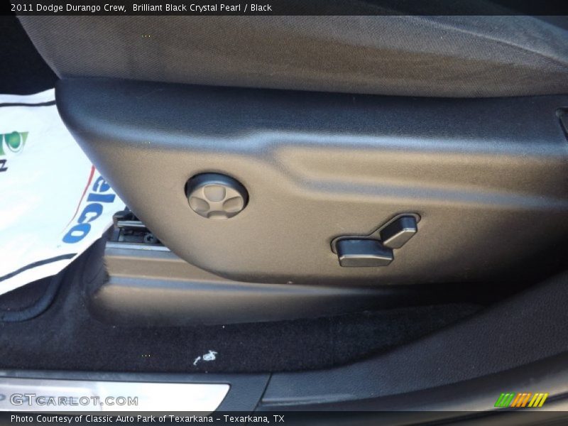 Brilliant Black Crystal Pearl / Black 2011 Dodge Durango Crew