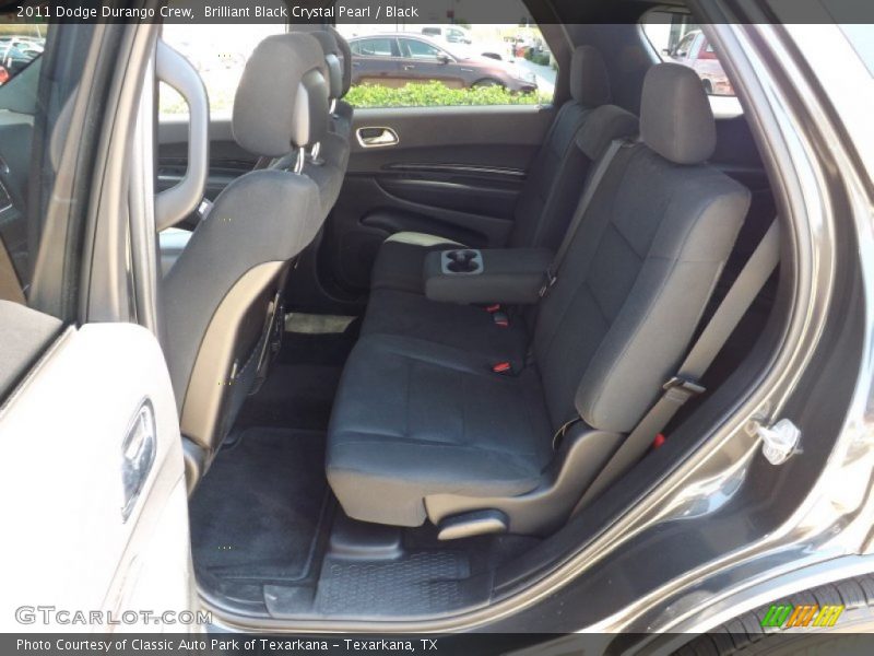 Brilliant Black Crystal Pearl / Black 2011 Dodge Durango Crew