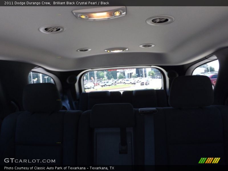 Brilliant Black Crystal Pearl / Black 2011 Dodge Durango Crew