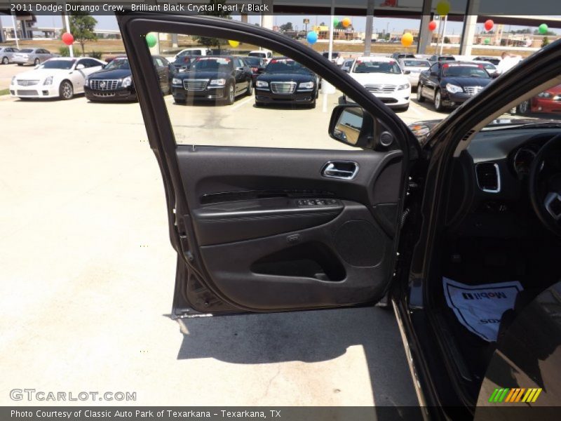 Brilliant Black Crystal Pearl / Black 2011 Dodge Durango Crew