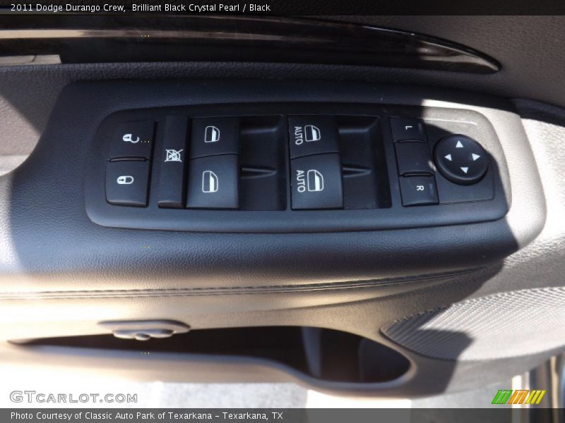 Brilliant Black Crystal Pearl / Black 2011 Dodge Durango Crew