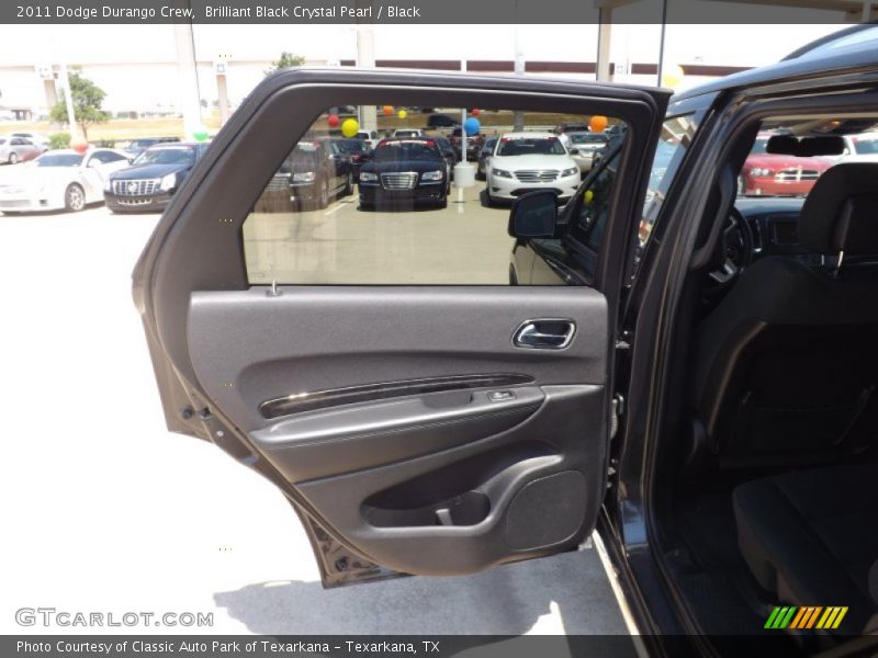 Brilliant Black Crystal Pearl / Black 2011 Dodge Durango Crew