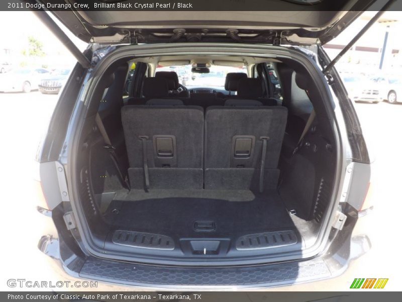 Brilliant Black Crystal Pearl / Black 2011 Dodge Durango Crew