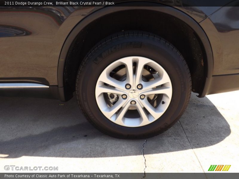 Brilliant Black Crystal Pearl / Black 2011 Dodge Durango Crew