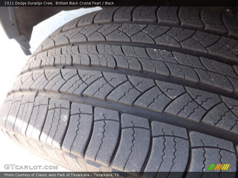 Brilliant Black Crystal Pearl / Black 2011 Dodge Durango Crew