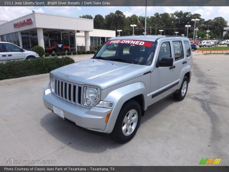 Bright Silver Metallic / Dark Slate Gray 2011 Jeep Liberty Sport