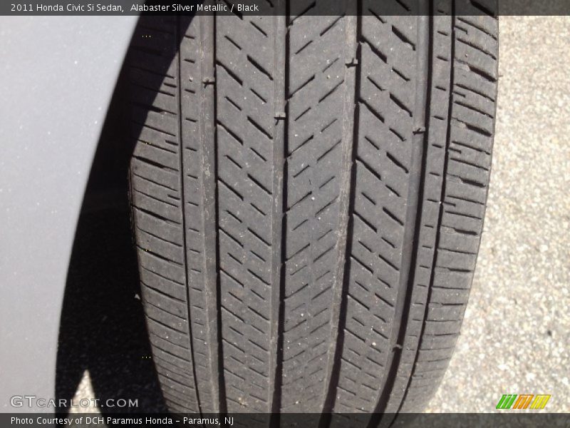 Alabaster Silver Metallic / Black 2011 Honda Civic Si Sedan