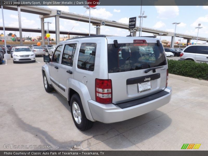 Bright Silver Metallic / Dark Slate Gray 2011 Jeep Liberty Sport