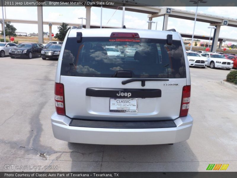 Bright Silver Metallic / Dark Slate Gray 2011 Jeep Liberty Sport