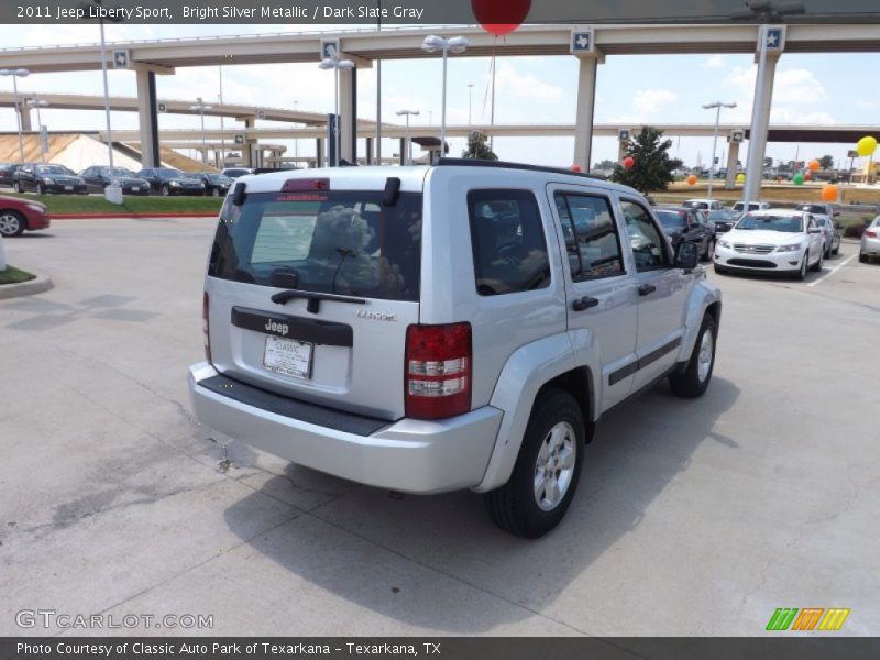 Bright Silver Metallic / Dark Slate Gray 2011 Jeep Liberty Sport