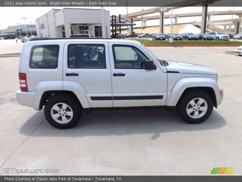 Bright Silver Metallic / Dark Slate Gray 2011 Jeep Liberty Sport