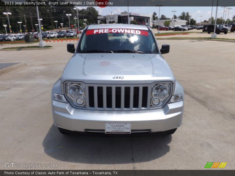 Bright Silver Metallic / Dark Slate Gray 2011 Jeep Liberty Sport