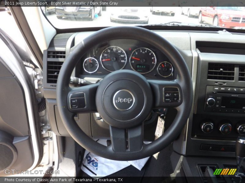 Bright Silver Metallic / Dark Slate Gray 2011 Jeep Liberty Sport