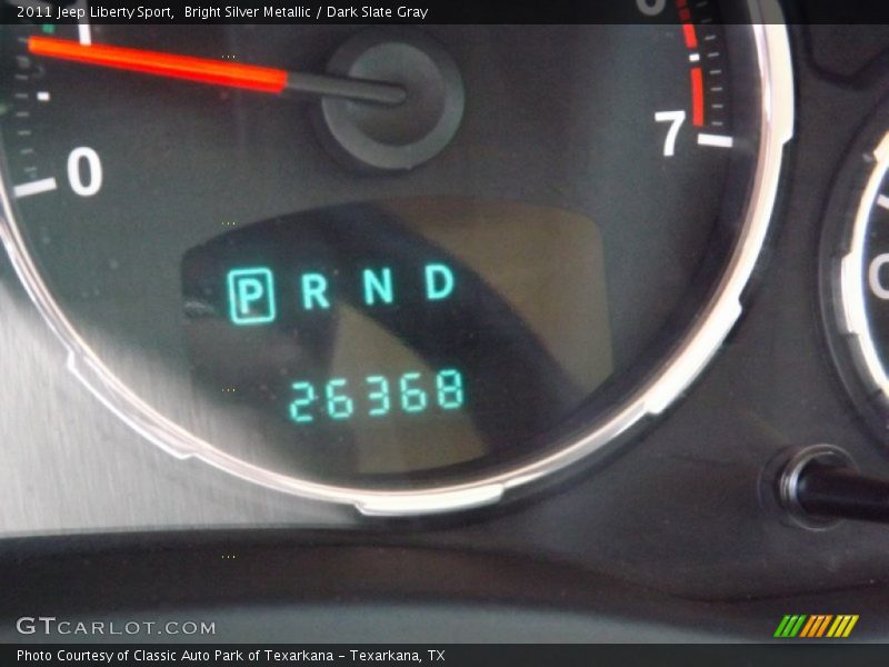 Bright Silver Metallic / Dark Slate Gray 2011 Jeep Liberty Sport