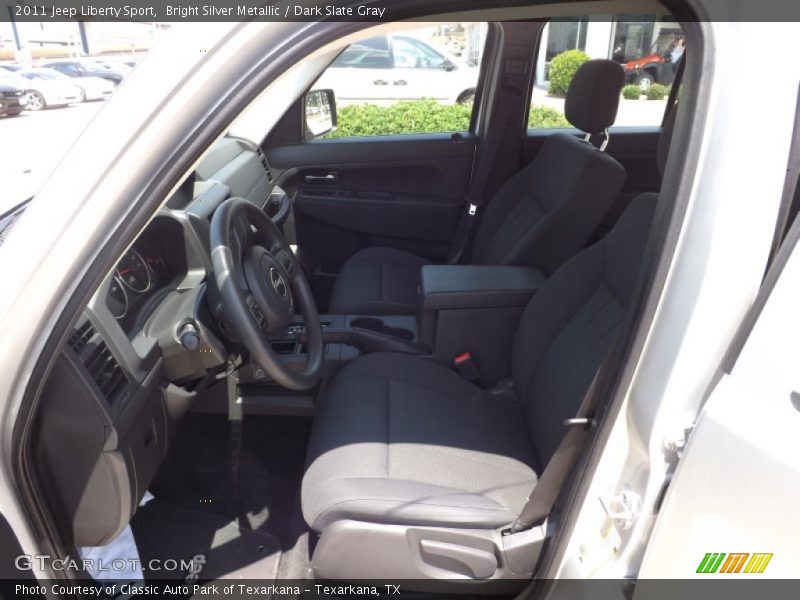 Bright Silver Metallic / Dark Slate Gray 2011 Jeep Liberty Sport
