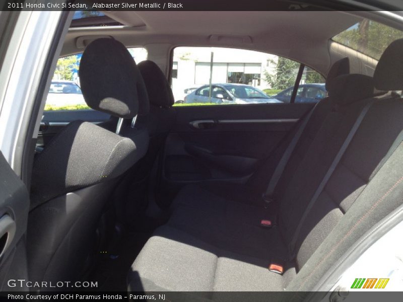 Alabaster Silver Metallic / Black 2011 Honda Civic Si Sedan