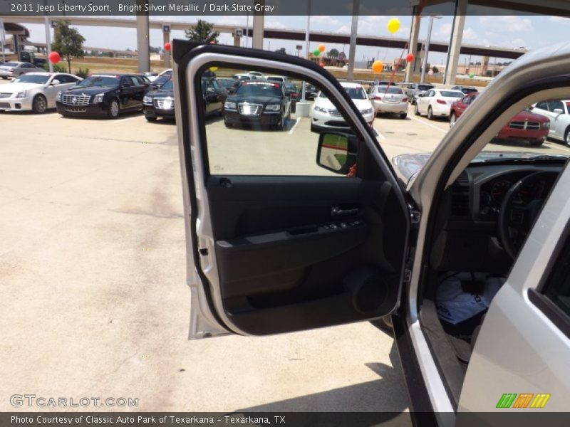 Bright Silver Metallic / Dark Slate Gray 2011 Jeep Liberty Sport