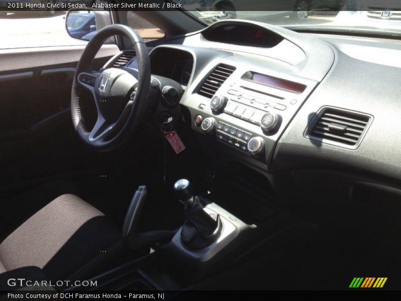 Alabaster Silver Metallic / Black 2011 Honda Civic Si Sedan