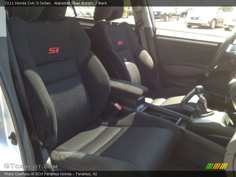 Alabaster Silver Metallic / Black 2011 Honda Civic Si Sedan