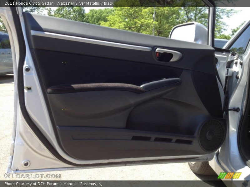 Alabaster Silver Metallic / Black 2011 Honda Civic Si Sedan