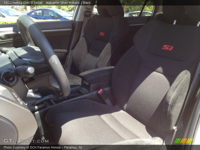 Alabaster Silver Metallic / Black 2011 Honda Civic Si Sedan