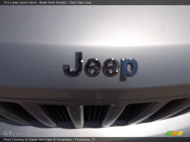 Bright Silver Metallic / Dark Slate Gray 2011 Jeep Liberty Sport