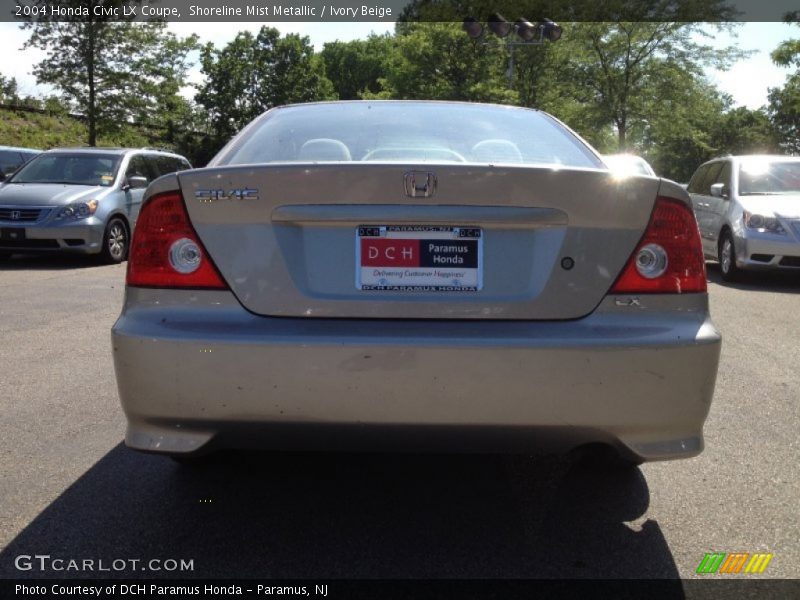 Shoreline Mist Metallic / Ivory Beige 2004 Honda Civic LX Coupe